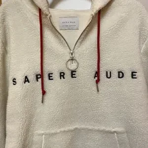 Sapere aude hoodie zara hotsell
